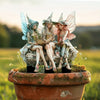 EcoGardenMart™ Bohemian Fairy Flower Pot Decoration