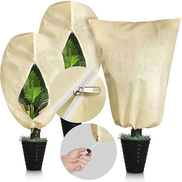 EcoGardenMart™ Plant Thickened Drawstring Bag Freeze Protection Covers [2+1 FREE]