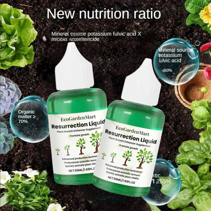 EcoGardenMart™ Plant Resurrection Liquid  – Powerful, Eco-Friendly Formula to Revive Plants! [2+1 FREE]