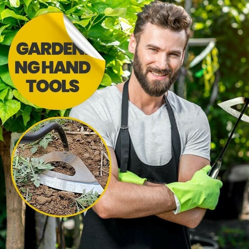 50% OFF | EcoGardenMart's All-steel Hardened Hollow Hoe