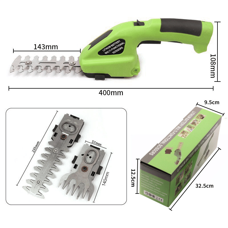 ECOGARDENMART™ Cordless Grass Shear & Shrubbery Trimmer