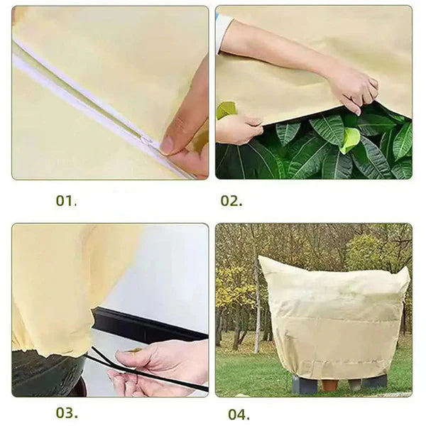 EcoGardenMart™ Plant Thickened Drawstring Bag Freeze Protection Covers [2+1 FREE]