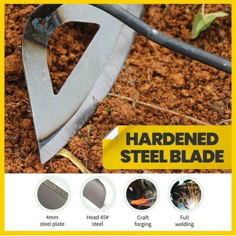 50% OFF | EcoGardenMart's All-steel Hardened Hollow Hoe