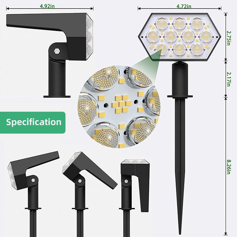 Eco Solar Outdoor LED Spotlights