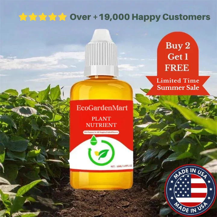 ECOGARDENMART™ Plant Nutrient Solution – Powerful, Eco-Friendly Formula to Revive Plants in Just 7 Days! [2+1 FREE]