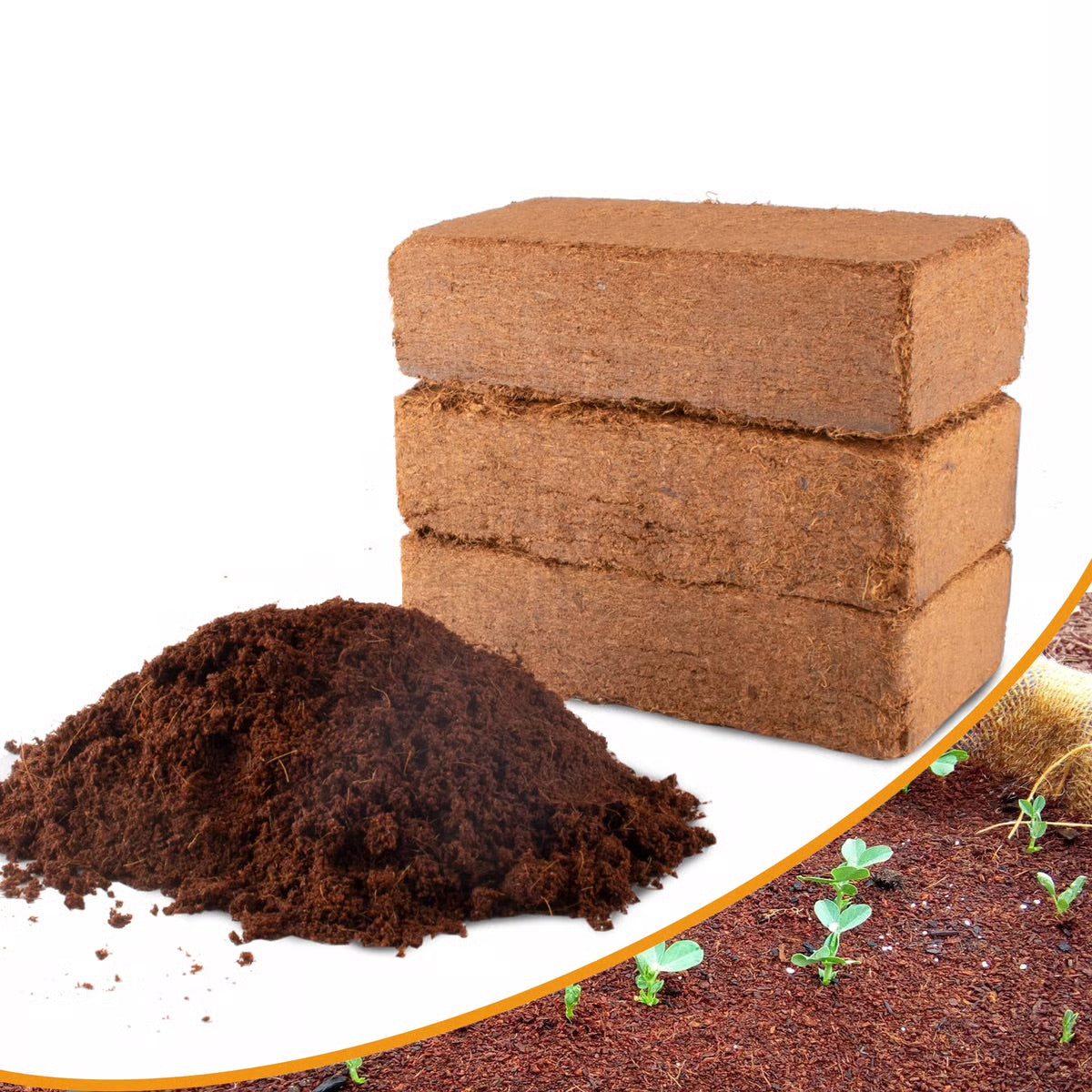 CocoBrick™ - Organic Coconut Coir for Plants