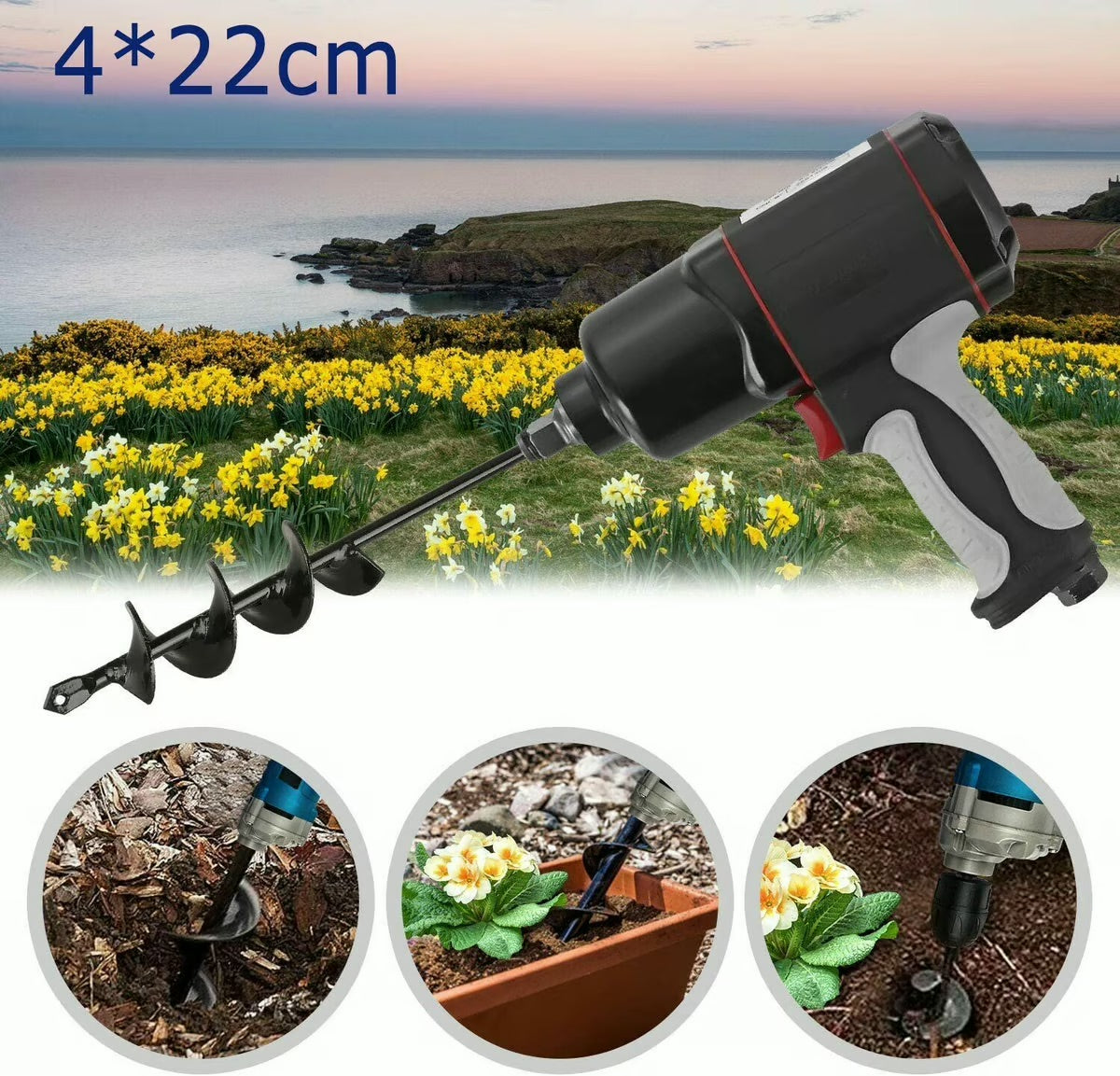 ECOGARDENMART™ Easy Gardening Auger Spiral Drill Bit