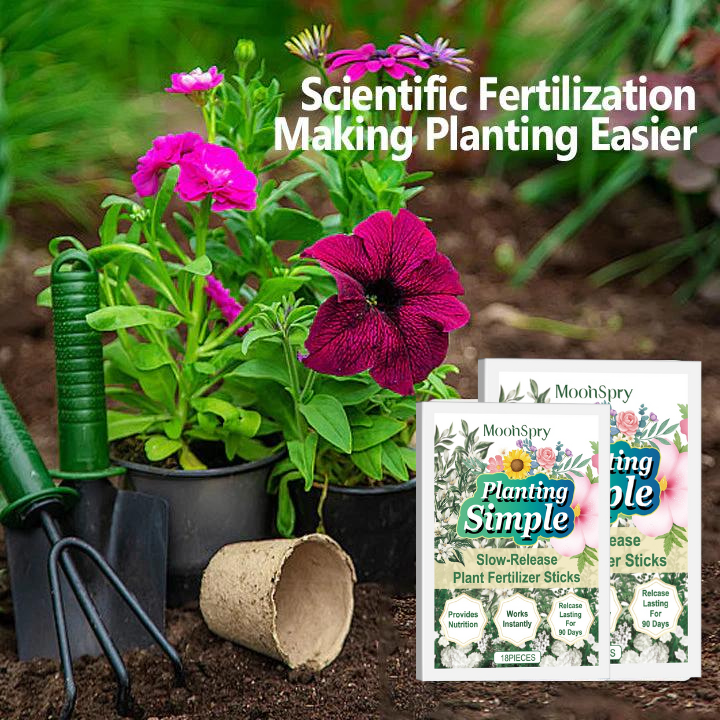 EcoGardenMart's MoonSpry Slow-Release Plant Fertilizer Sticks