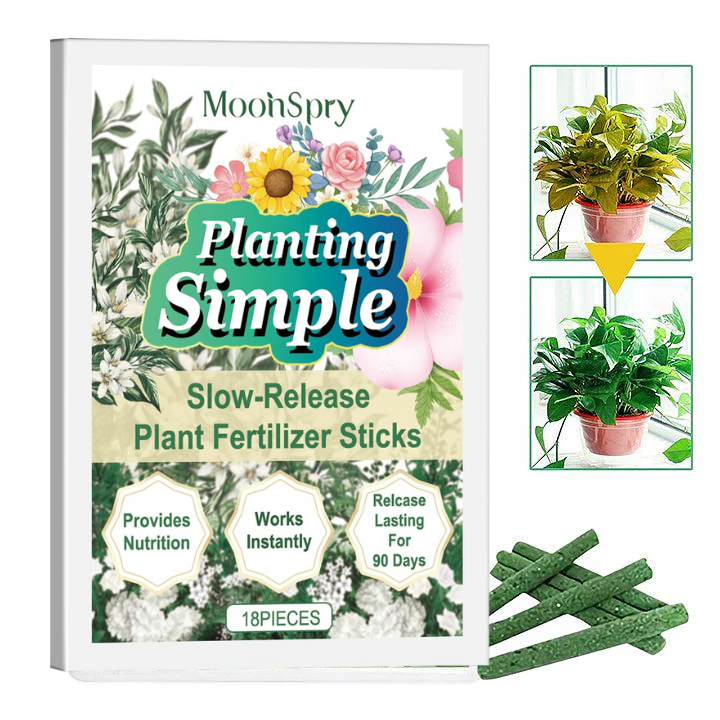 EcoGardenMart's MoonSpry Slow-Release Plant Fertilizer Sticks