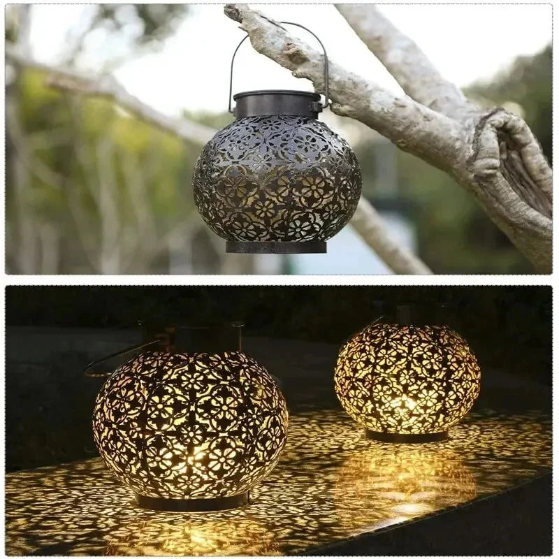 Enchanting Solar-Powered Hanging Lantern